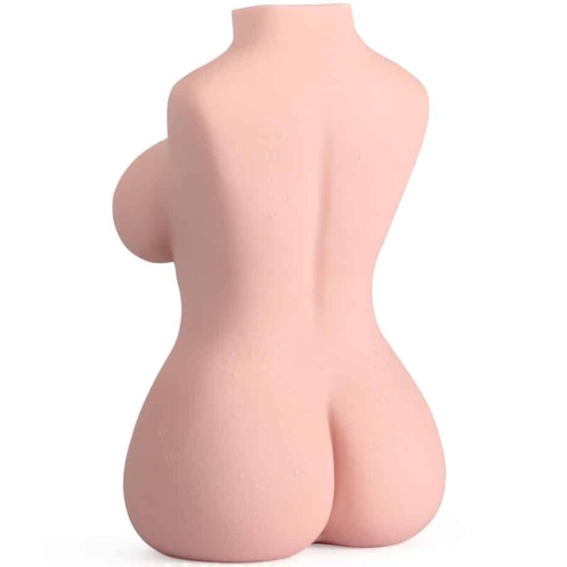 Torse féminin Armony Modèle 3 vu de dos, épaules et fesses sculptées en TPE
