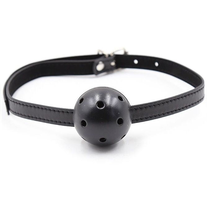 Bâillon BDSM Boule à Évents Respirante Réglable Sans Phtalates - Ohmama