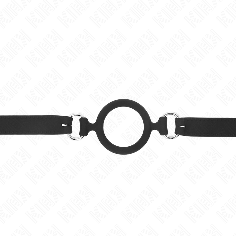 Bâillon Cerceau Anneau Silicone 5 cm Sangle Réglable 56 cm - Kink