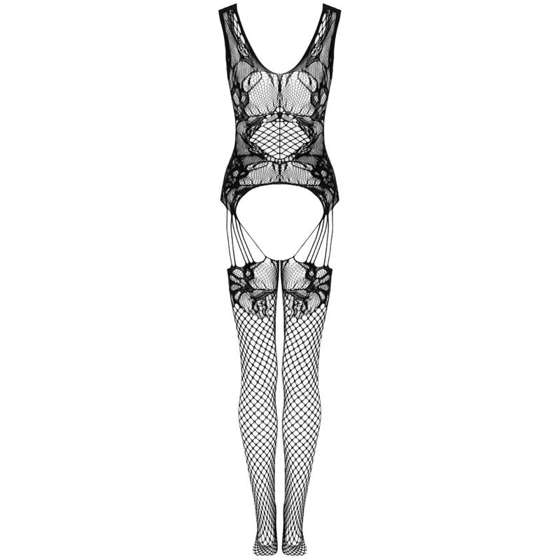 Bodystocking Julove Maille Motifs Floraux Taille Unique - Livco Corsetti