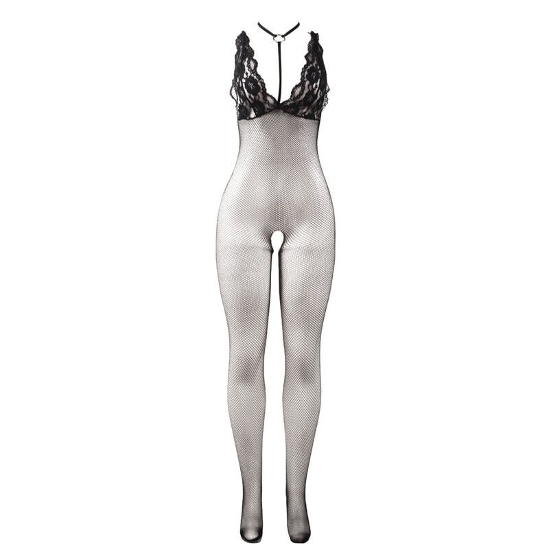 Bodystocking Résille Transparente Entrejambe Ouvert Taille Unique - Subblime