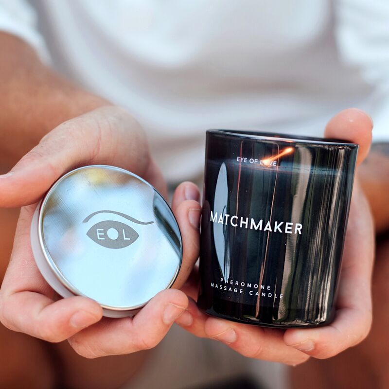 Bougie de Massage Matchmaker - Phéromones et Huiles Naturelles - Eye Of Love