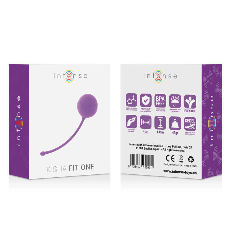 Boule de Kegel Kisha Fit One - Silicone Doux Renforcement Pelvien - Intense