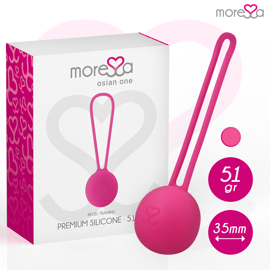 Boule de Kegel Osian One - Silicone Hypoallergénique Velours - Moressa