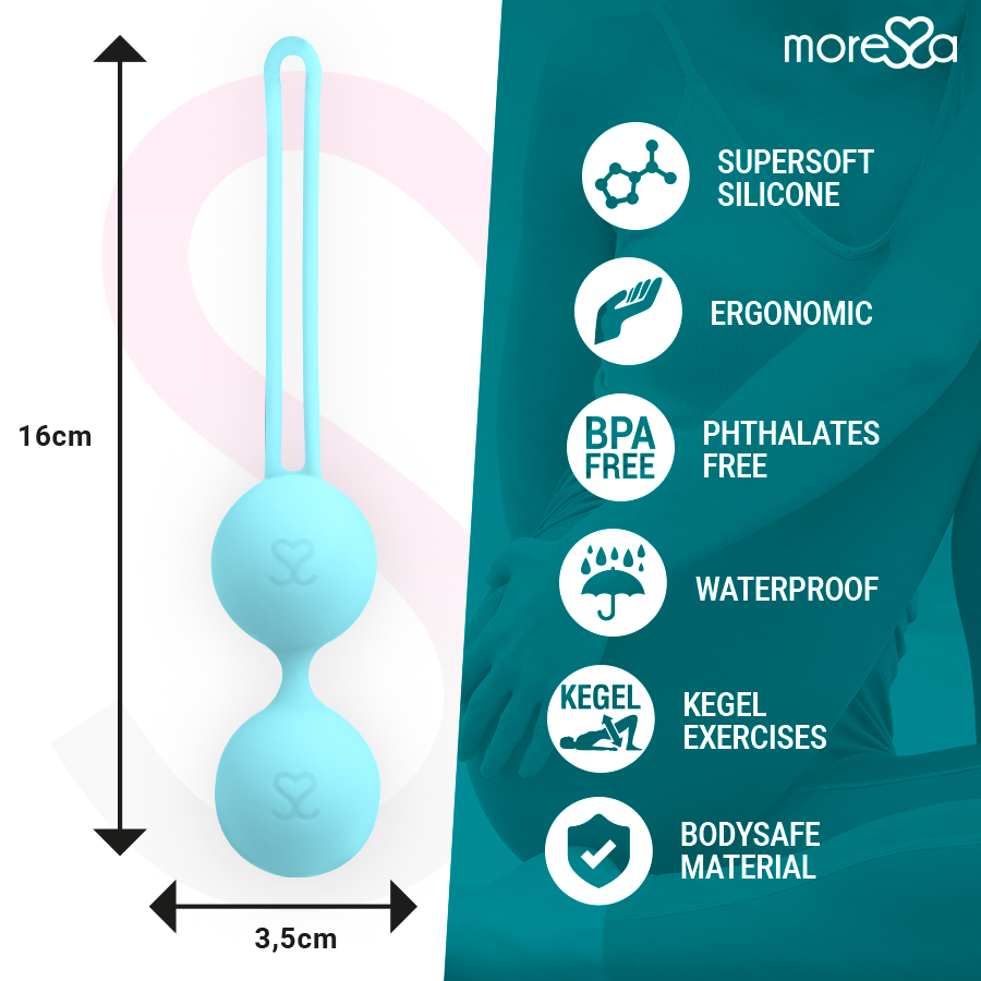 Boules de Geisha Osian Two Silicone Premium Double Bille - Moressa