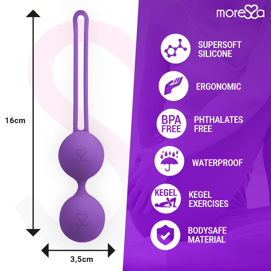 Boules de Geisha Osian Two Silicone Premium Double Bille - Moressa