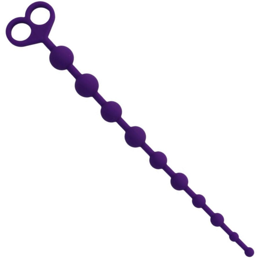 Chapelet Anal Jaiden en Silicone Doux - Hypoallergénique - Intense