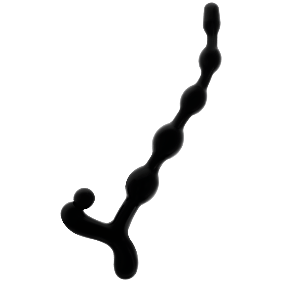 Chapelet Anal Progressif 5 Boules Anneau de Retrait 22 cm - Addicted Toys