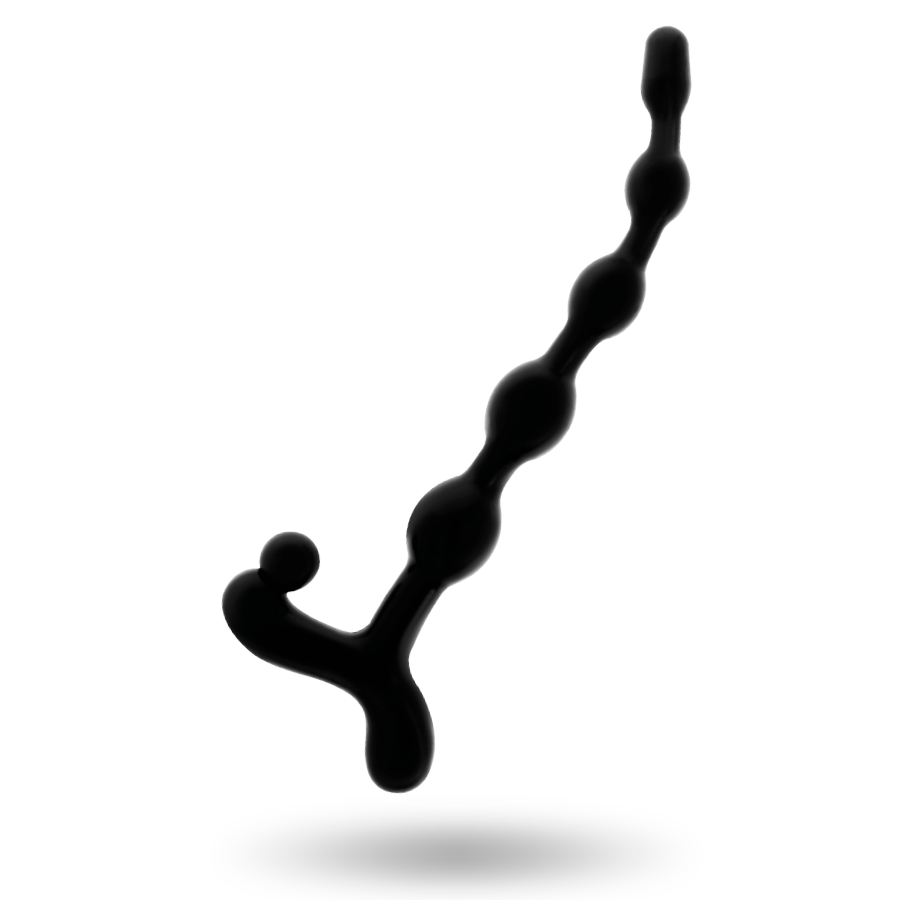 Chapelet Anal Progressif 5 Boules Anneau de Retrait 22 cm - Addicted Toys