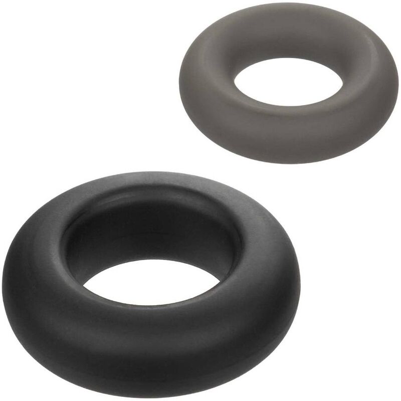 Cockring Alpha Prolong Lot de 2 Silicone Extensible Étanche - CalExotics