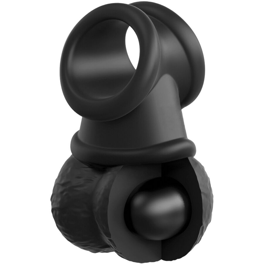Cockring Boules Pétillantes Crown Jewels Double Densité Silicone - King Cock Elite
