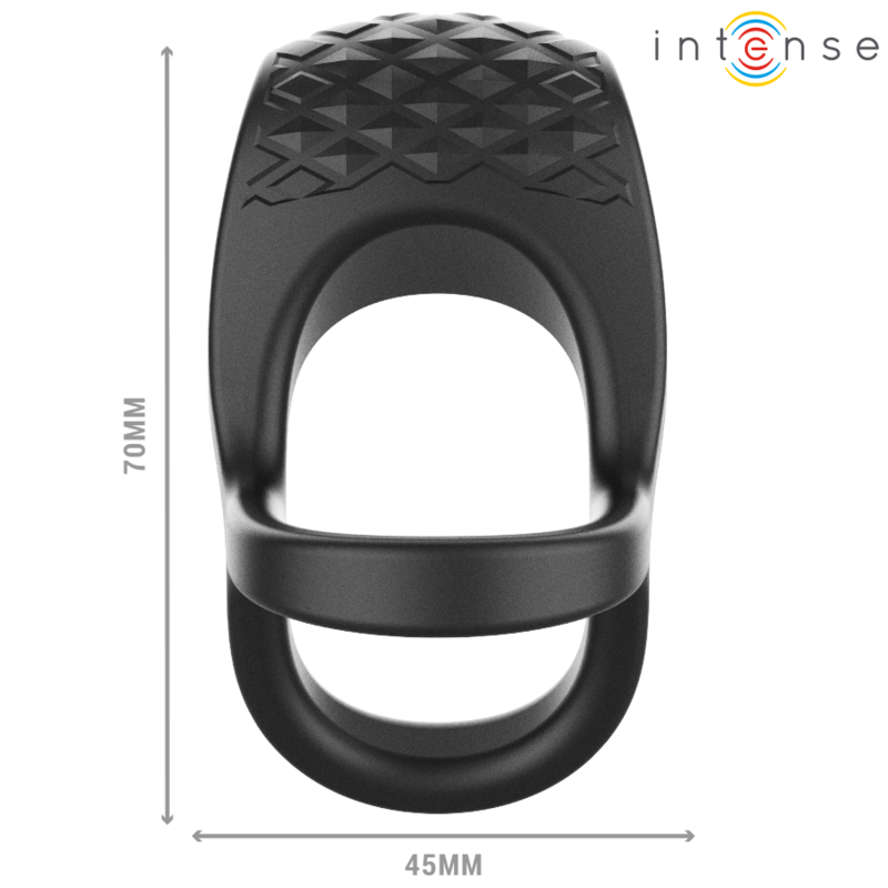 Cockring Double Vibrant Alex Télécommande 10 Vibrations Rechargeable - Intense