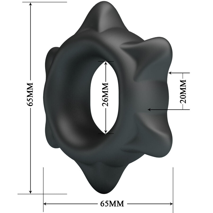 Cockring Ethaniel Modèle 11 Silicone Ajustable Confort Optimal - Crazy Bull