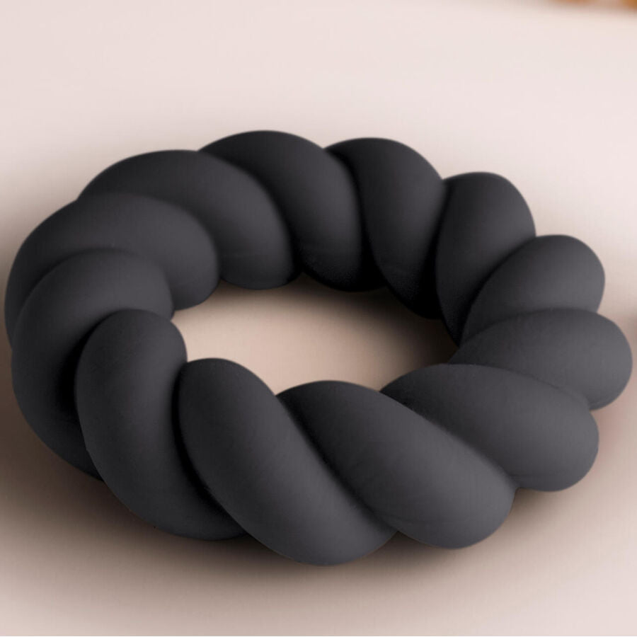 Cockring Twist Silicone Souple Ajustable Étanche IPX7 - Rocks-Off