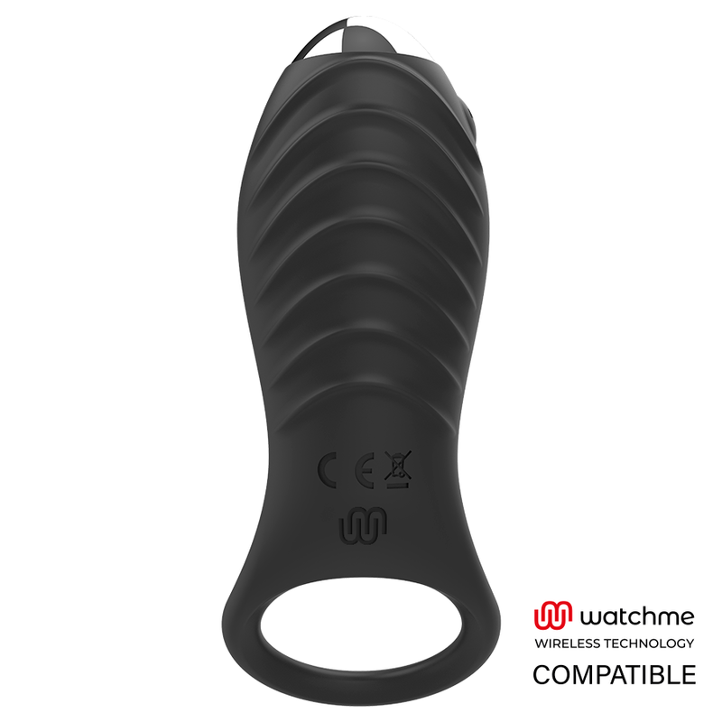 Cockring Vibrant Connecté Alan WatchMe 10 Modes Rechargeable - Brilly Glam