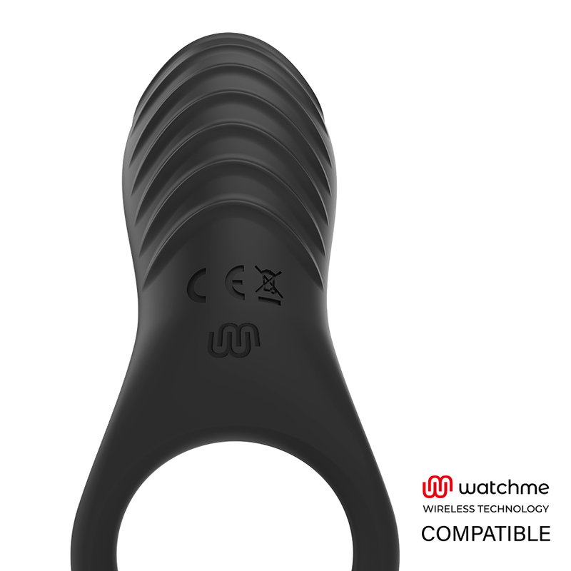 Cockring Vibrant Connecté Alan WatchMe 10 Modes Rechargeable - Brilly Glam