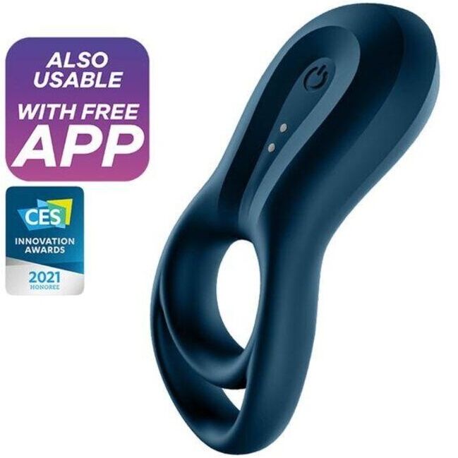 Cockring Vibrant Connecté Epic Duo Double Anneau 12 Modes IPX7 - Satisfyer