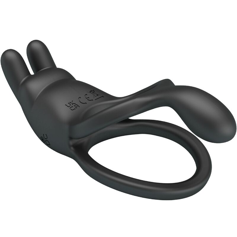 Cockring Vibrant Double Anneau Seth 7 Vibrations Rechargeable - Pretty Love