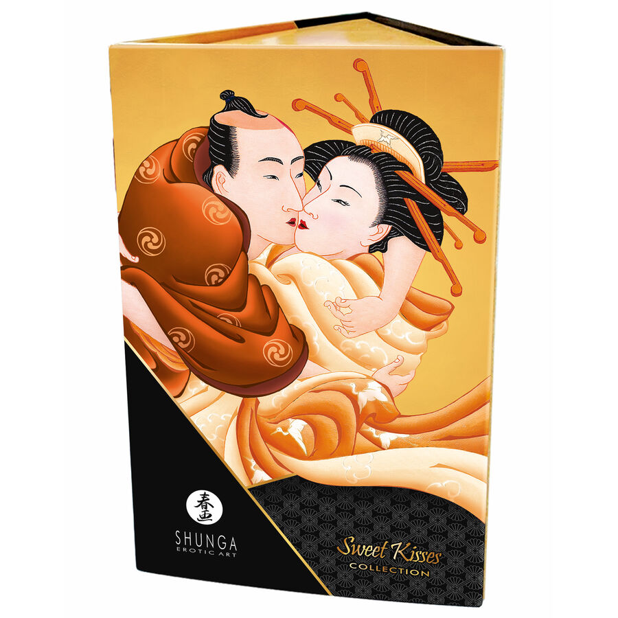 Coffret Sensuel Doux Baisers Massage Chocolat Aphrodisiaque - Shunga