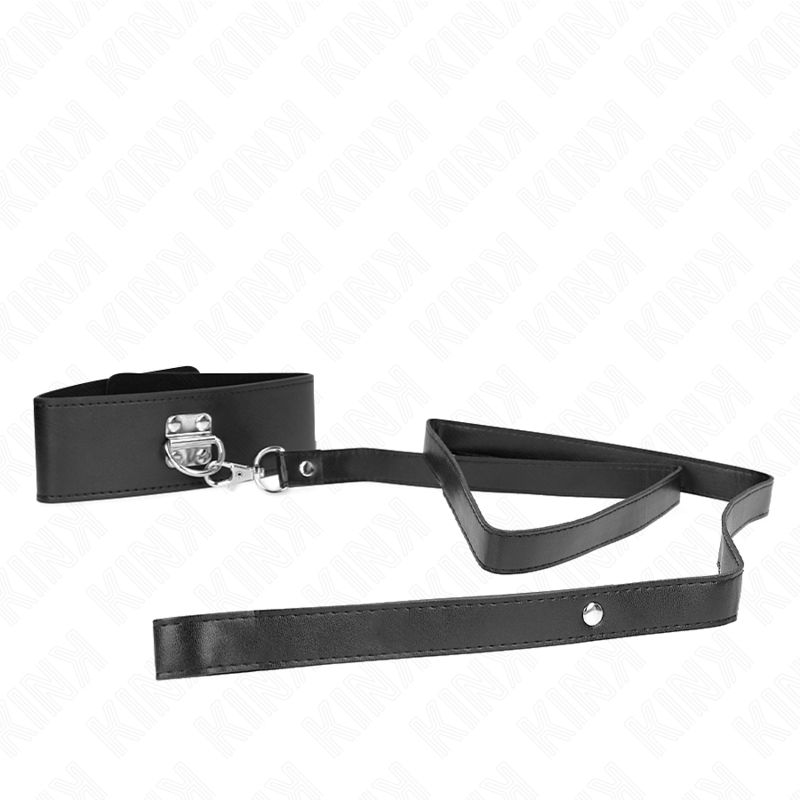 Collier BDSM avec Laisse Réglable 36-43 cm Modèle 2 - Kink