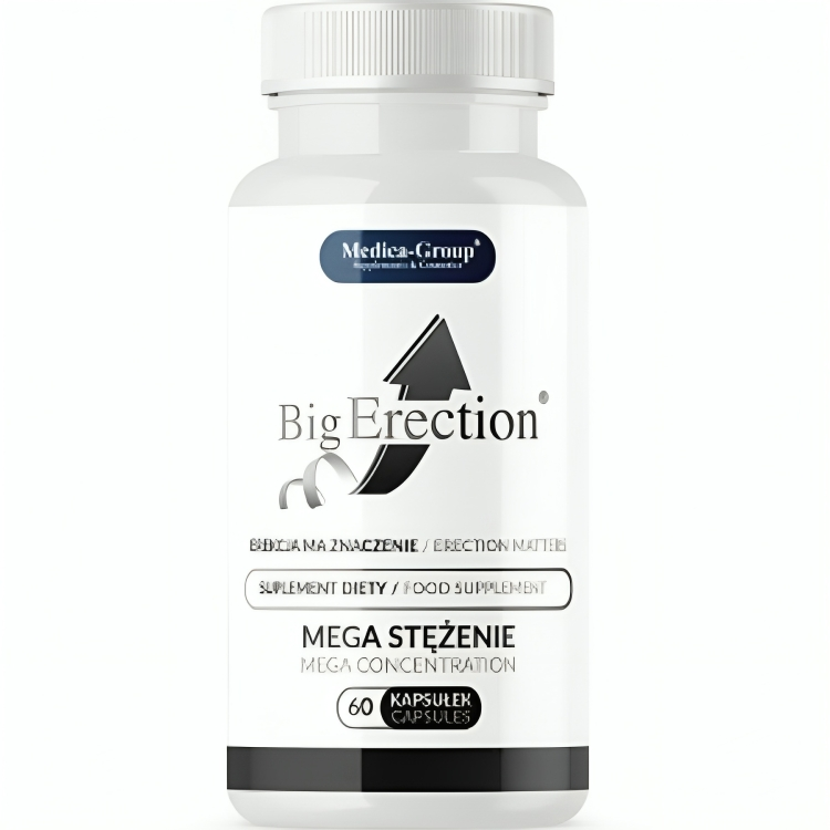 Complément Érection BigErection 60 Capsules Concentration 20:1 - Medica Group