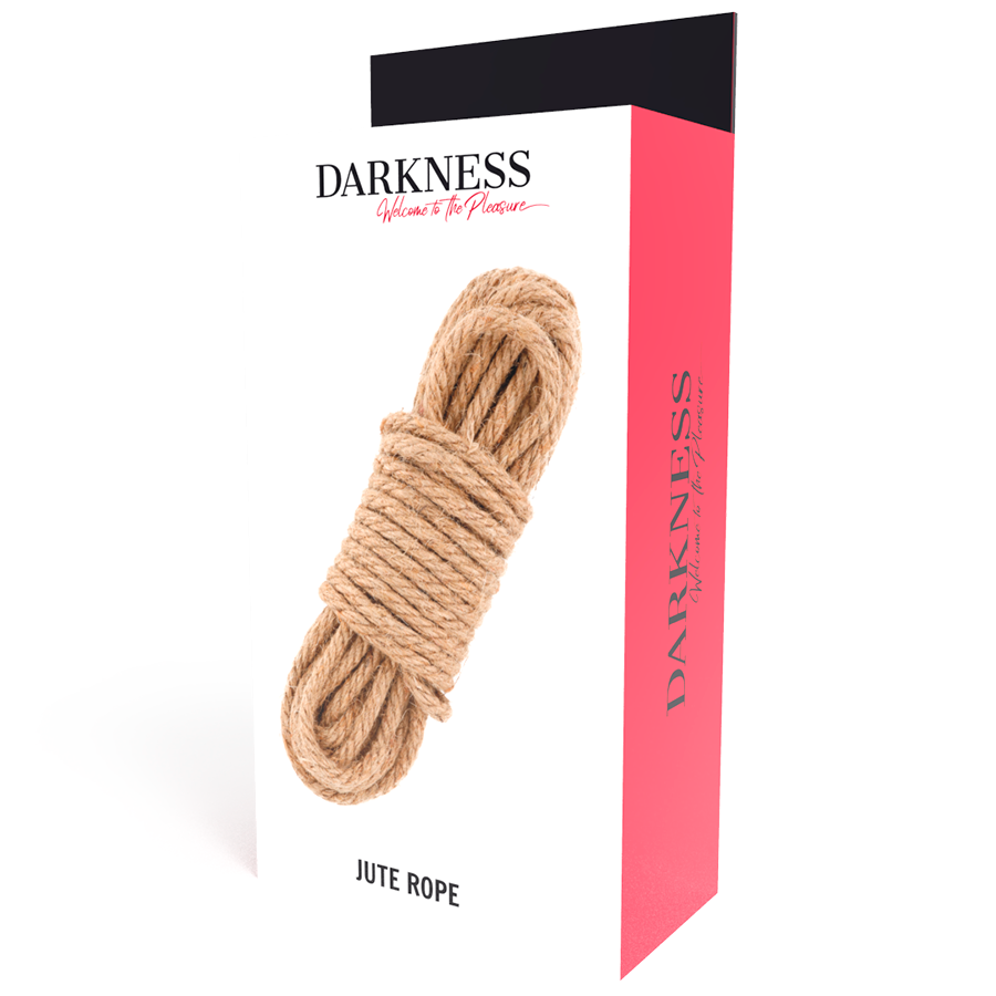 Corde Japonaise Bondage Jute Naturel 5 Mètres Shibari - Darkness