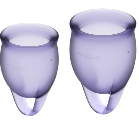 Coupe Menstruelle Feel Confident Silicone Souple - Satisfyer