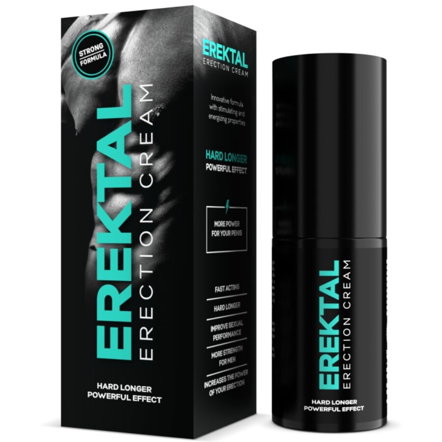 Crème Stimulante Érection Erektal Extraits Naturels 30 ml - Intimateline