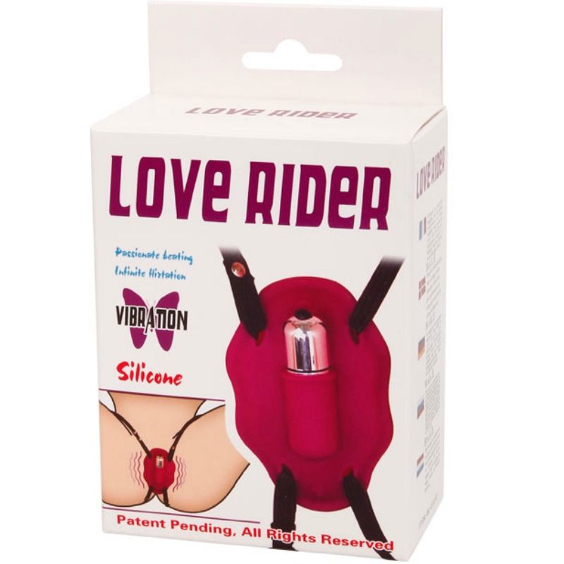 Culotte Vibrante Love Rider Harnais Élastique Silicone Balle Amovible - Baile