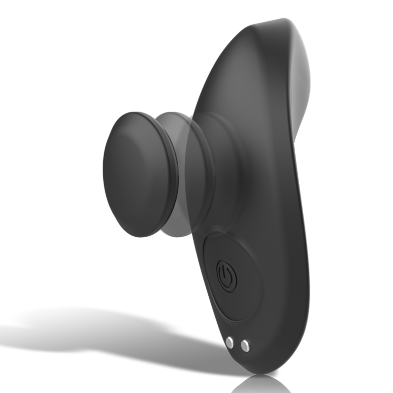 Culotte Vibrante Rechargeable Preston Fixation Magnétique IPX7 - Black&Silver