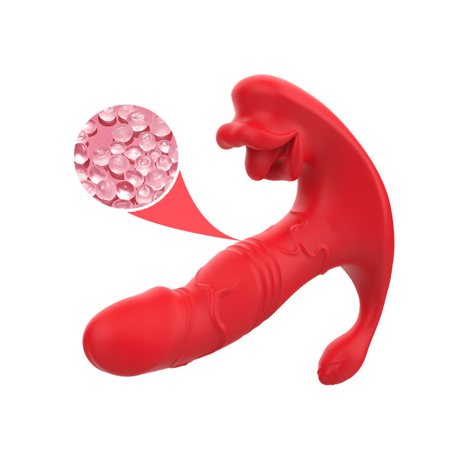 Culotte Vibrante Télécommande Point G et Clitoris Double Moteur 9 Modes - Armony