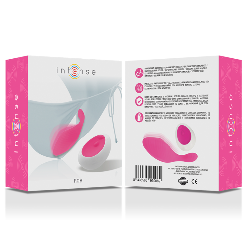 Culotte Vibrante Télécommande Sans Fil 10 Modes Silicone - Intense