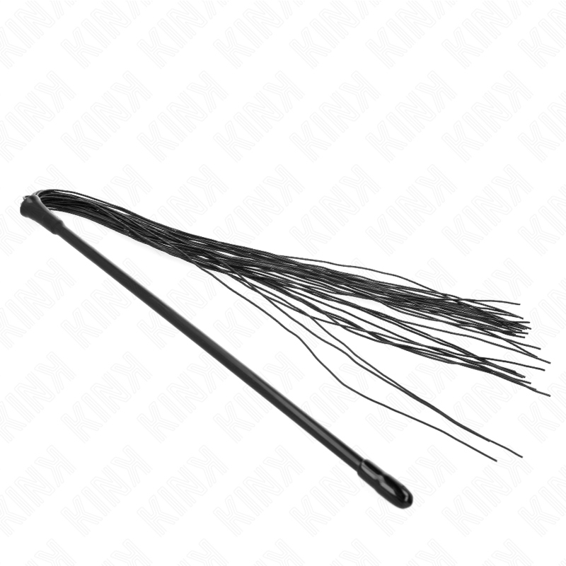 Fouet BDSM Silicone Souple 60 cm Poignée Ergonomique - Kink