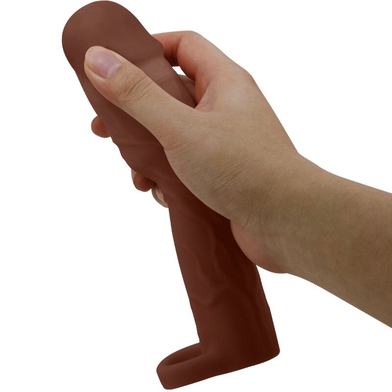 Gaine à Pénis Gerd Extension 7,6 cm Texturée Veinée Réaliste - Pretty Love