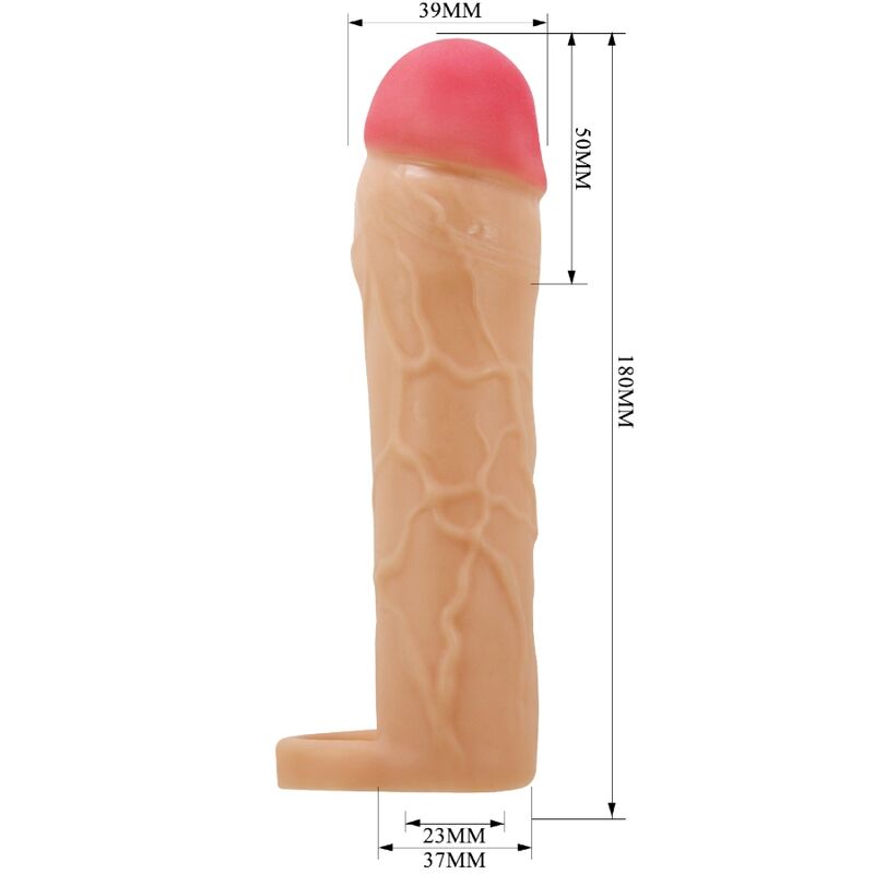 Gaine à Pénis Hani Texturée avec Anneau Testiculaire - Pretty Love