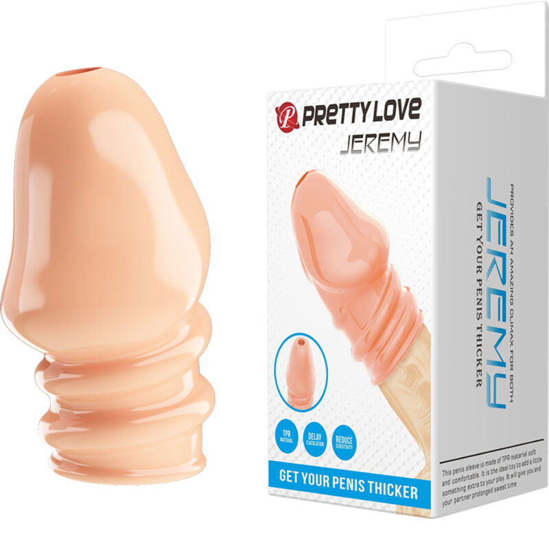 Gaine à Pénis Jeremy Effet Épaississant Élastomère Souple - Pretty Love
