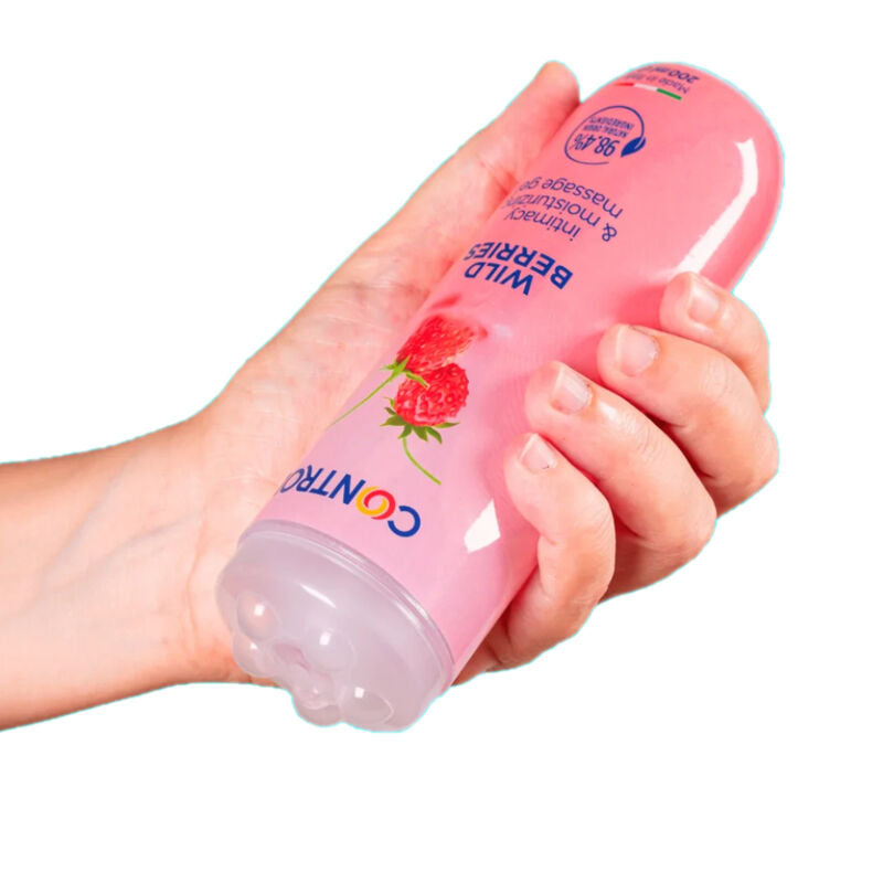 Gel de Massage 3 en 1 Baies Sauvages 200 ml Multi-usage - Control