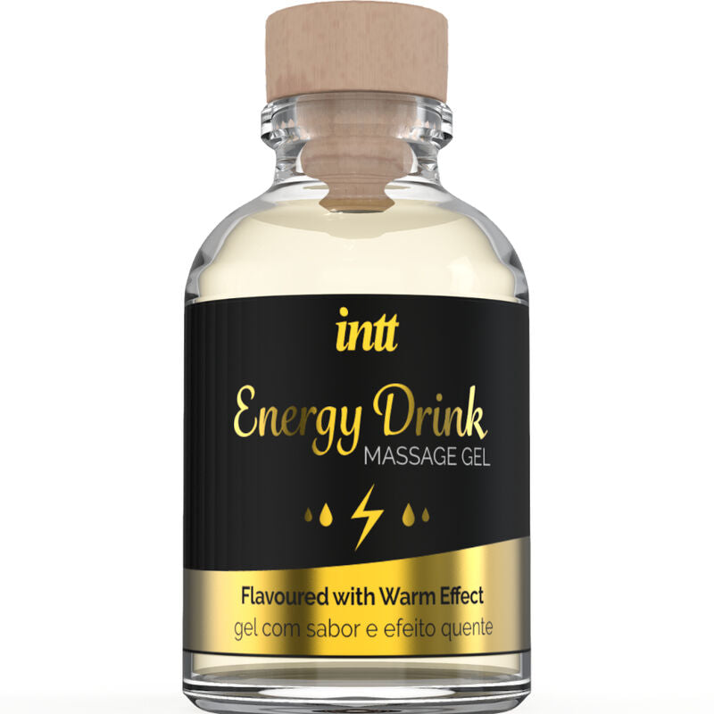 Gel de Massage Comestible Saveurs Gourmandes Effet Chauffant - Intt