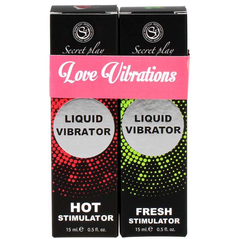 Gel Liquide Vibrant Pack Love Vibrations Duo Couple 2 x 15 ml - Secretplay