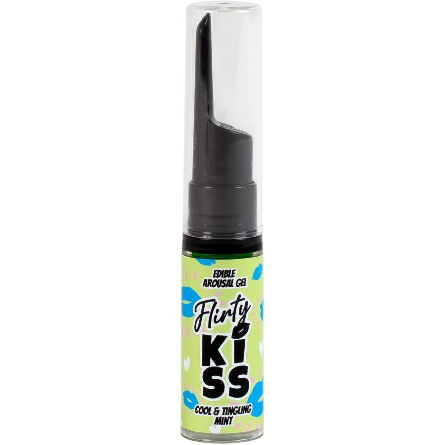 Gels Coquins Flirty Kiss Sexe Oral Fraise & Menthe Comestibles 2 x 8 g - Secretplay