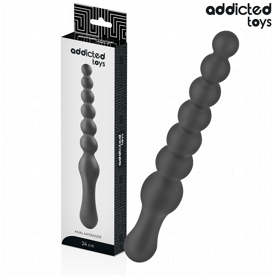 Gode Anal Progressif 24 cm Silicone Insertion Profonde - Addicted Toys