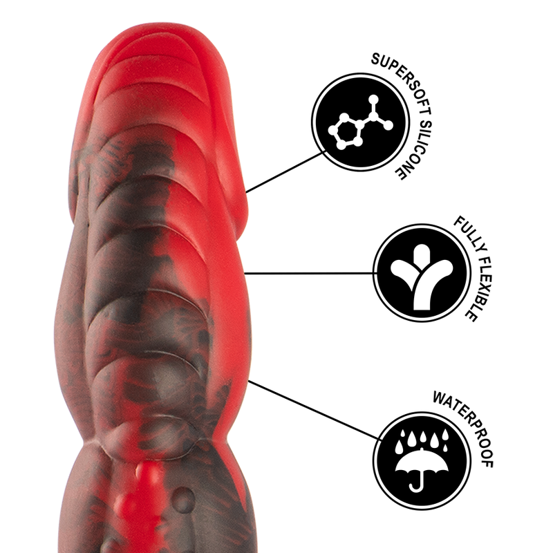 Gode Ares Silicone Inspiration Mythologique Base Ventouse - Epic