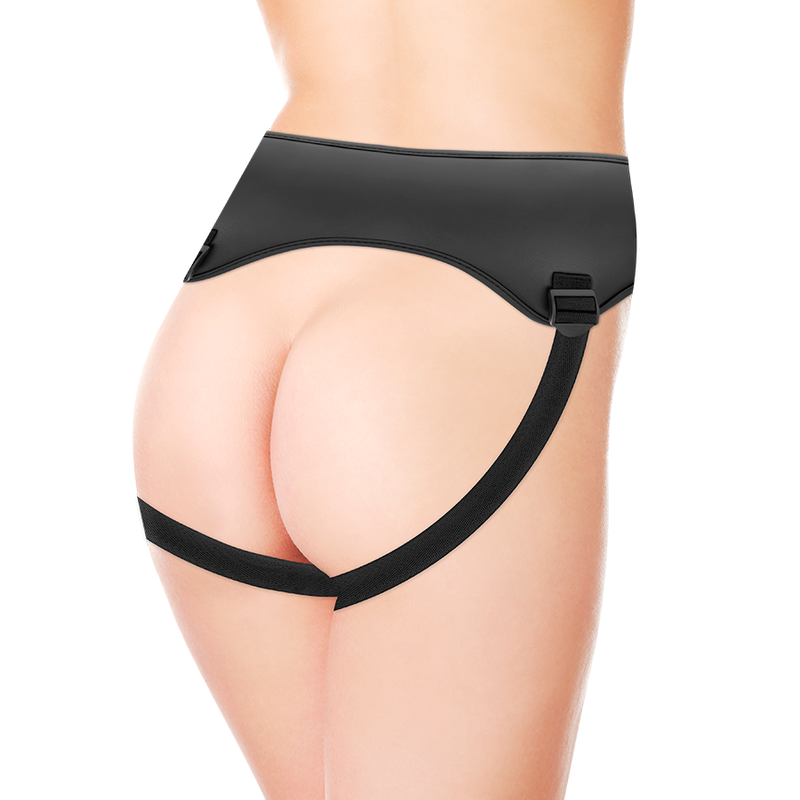 Gode Ceinture Harnais Universel 3 Anneaux Interchangeables Vinyle - Cyber Silicock