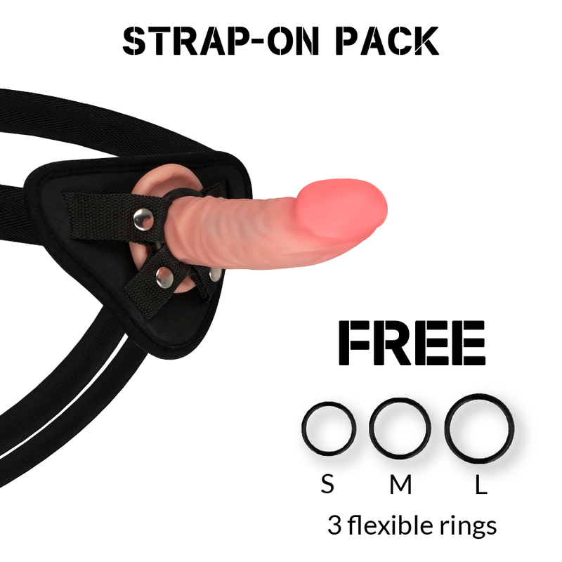 Gode Ceinture Réaliste Tiger Double Densité 14 cm Ventouse - Rock Army