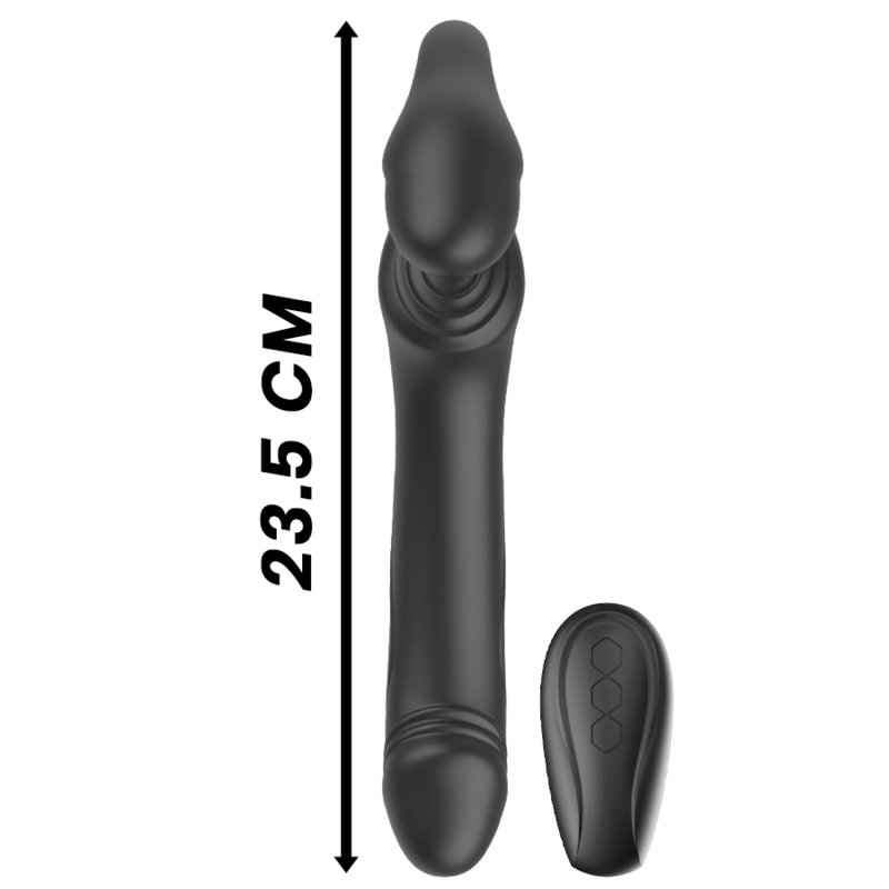 Gode Ceinture Sans Harnais Strapples Télécommandé 3 Moteurs Rechargeable - Ibiza