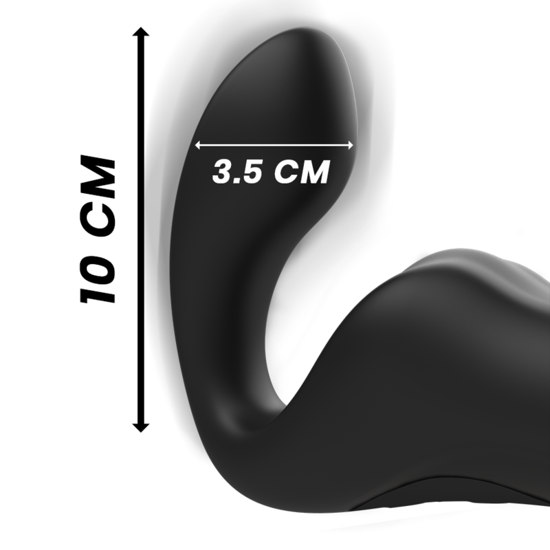 Gode Ceinture Sans Harnais Vibrant Télécommandé Up & Down Silicone - Ibiza Technology