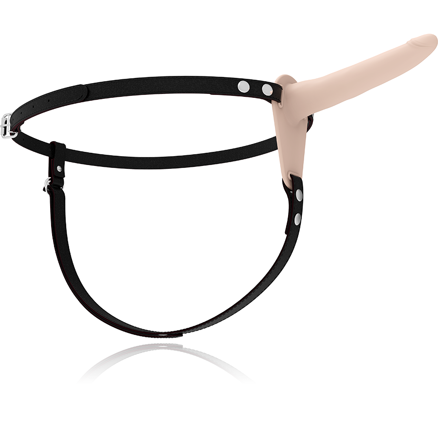 Gode Ceinture Vibrant Silicone 15 cm 10 Modes IPX6 - Fetish Submissive