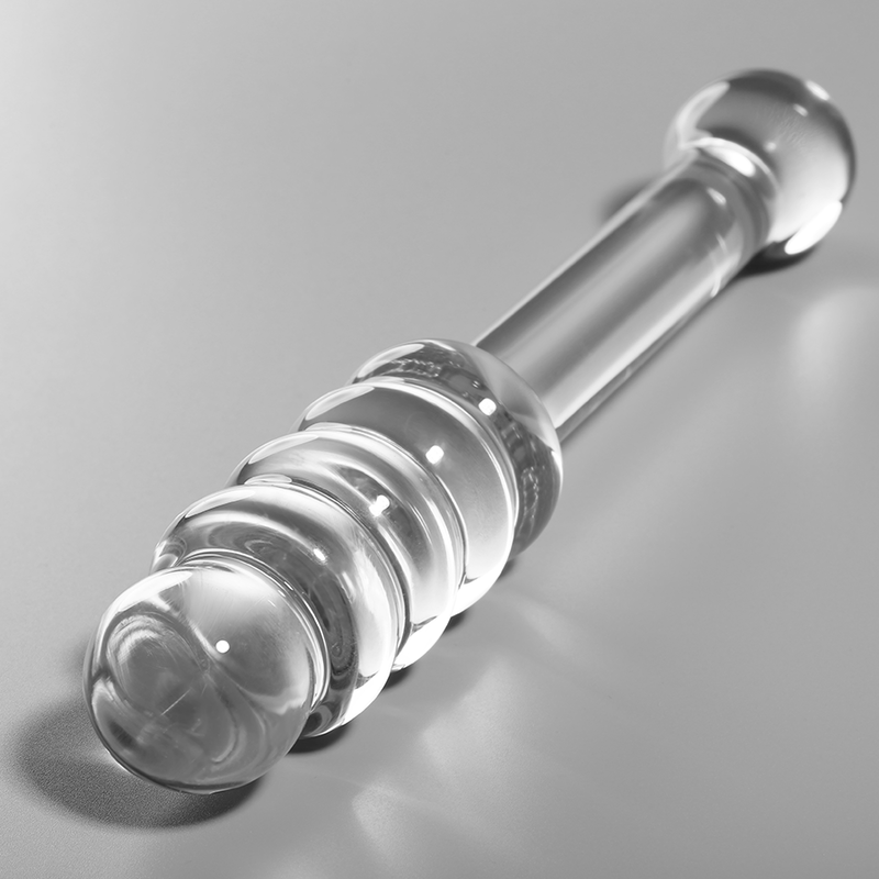 Gode en Verre Borosilicate Modèle 20 Transparent 20,5 cm - Nebula Series By Ibiza