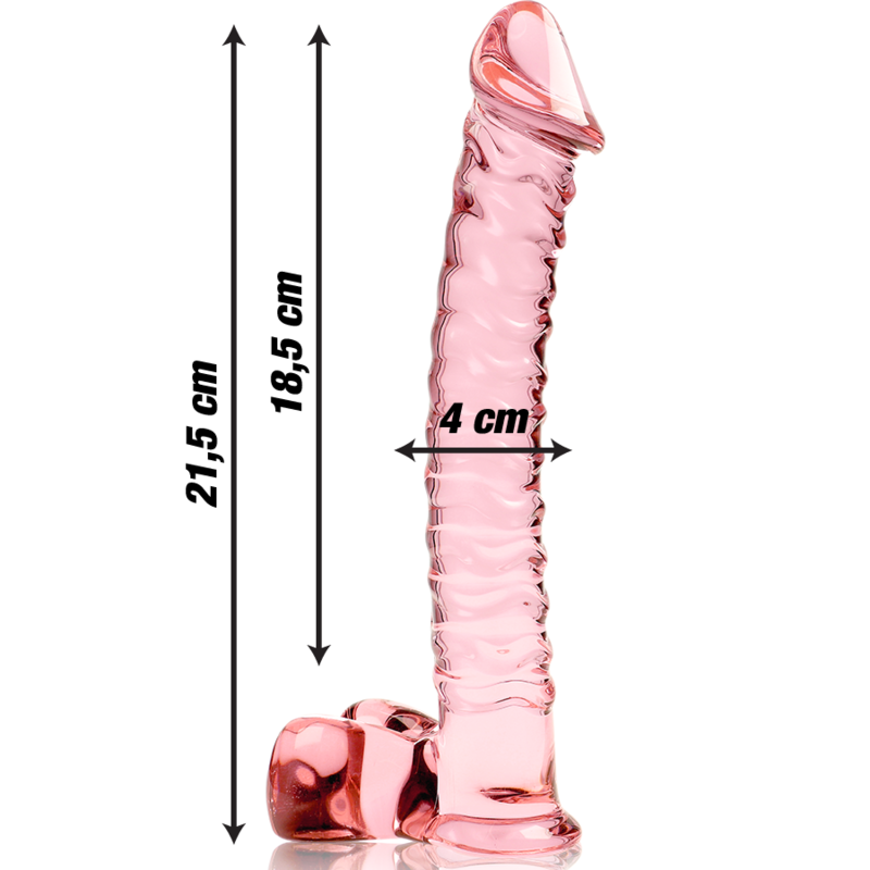 Gode en Verre Borosilicate Modèle 23 Thermosensible 21,5 cm - Nebula Series By Ibiza