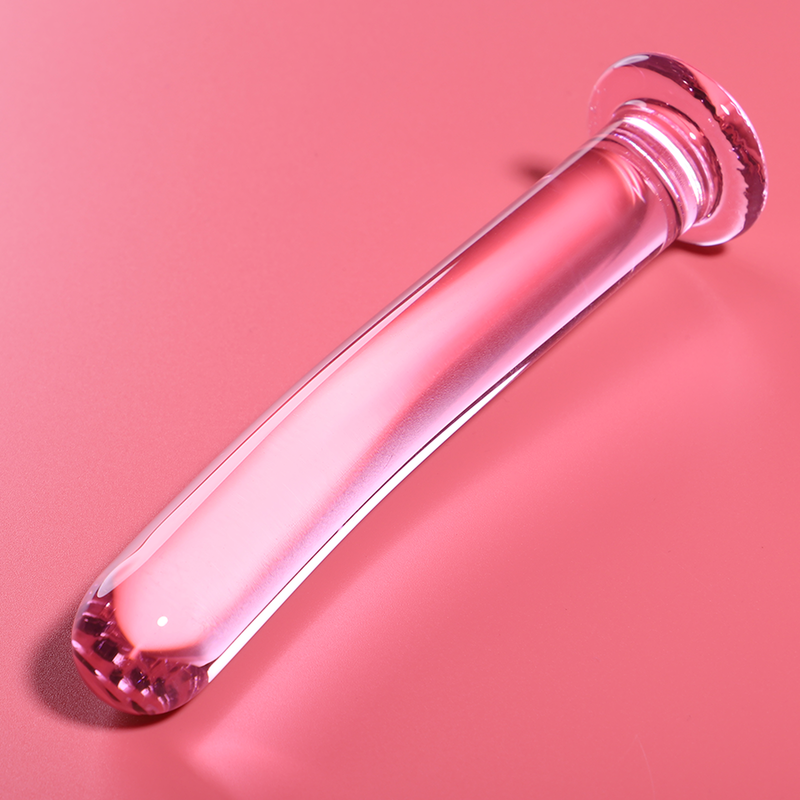 Gode en Verre Borosilicate Modèle 9 Rose 15,5 cm - Nebula Series By Ibiza